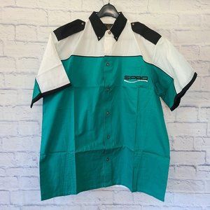 SPRO Sports Mcneel Palmer Heritage Button Up Shirt Men's Large NWOT 100% Cotton